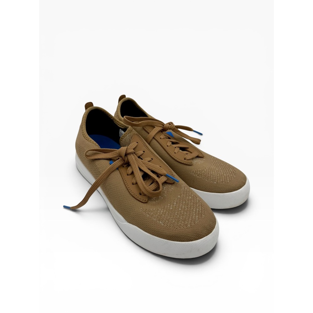 Vessi Weekend Sneaker Tan Brown Waterproof Knit Lace Up Shoes Womens 10